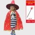 Halloween Áo Choàng Trẻ Em Mẫu Giáo Bé Trai Và Bé Gái Trình Diễn Trang Phục Bí Ngô Áo Choàng Phù Thủy Nhỏ Hiệu Suất Quần Áo 