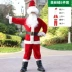 Ông Già Noel Trang Phục Giáng Sinh Người Lớn Quần Áo Phù Hợp Với Nam Nữ Plus Kích Thước Trang Phục Chồng COS Hiệu Suất Quần Áo 