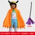 Halloween Áo Choàng Trẻ Em Bé Trai Và Bé Gái Trình Diễn Trang Phục Nhà Ảo Thuật Phù Thủy Áo Choàng Phù Hợp Với Mẫu Giáo Magic Cổ Tích Trang Phục 