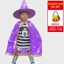 Halloween Áo Choàng Trẻ Em Bé Trai Và Bé Gái Trình Diễn Trang Phục Nhà Ảo Thuật Phù Thủy Áo Choàng Phù Hợp Với Mẫu Giáo Magic Cổ Tích Trang Phục 