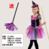 Halloween Trẻ Em Trang Phục Phù Thủy Mẫu Giáo Lễ Hội Cô Gái Phù Thủy Đầm Công Chúa Trang Phục Hóa Trang 