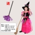 Halloween Trẻ Em Trang Phục Phù Thủy Mẫu Giáo Lễ Hội Cô Gái Phù Thủy Đầm Công Chúa Trang Phục Hóa Trang 