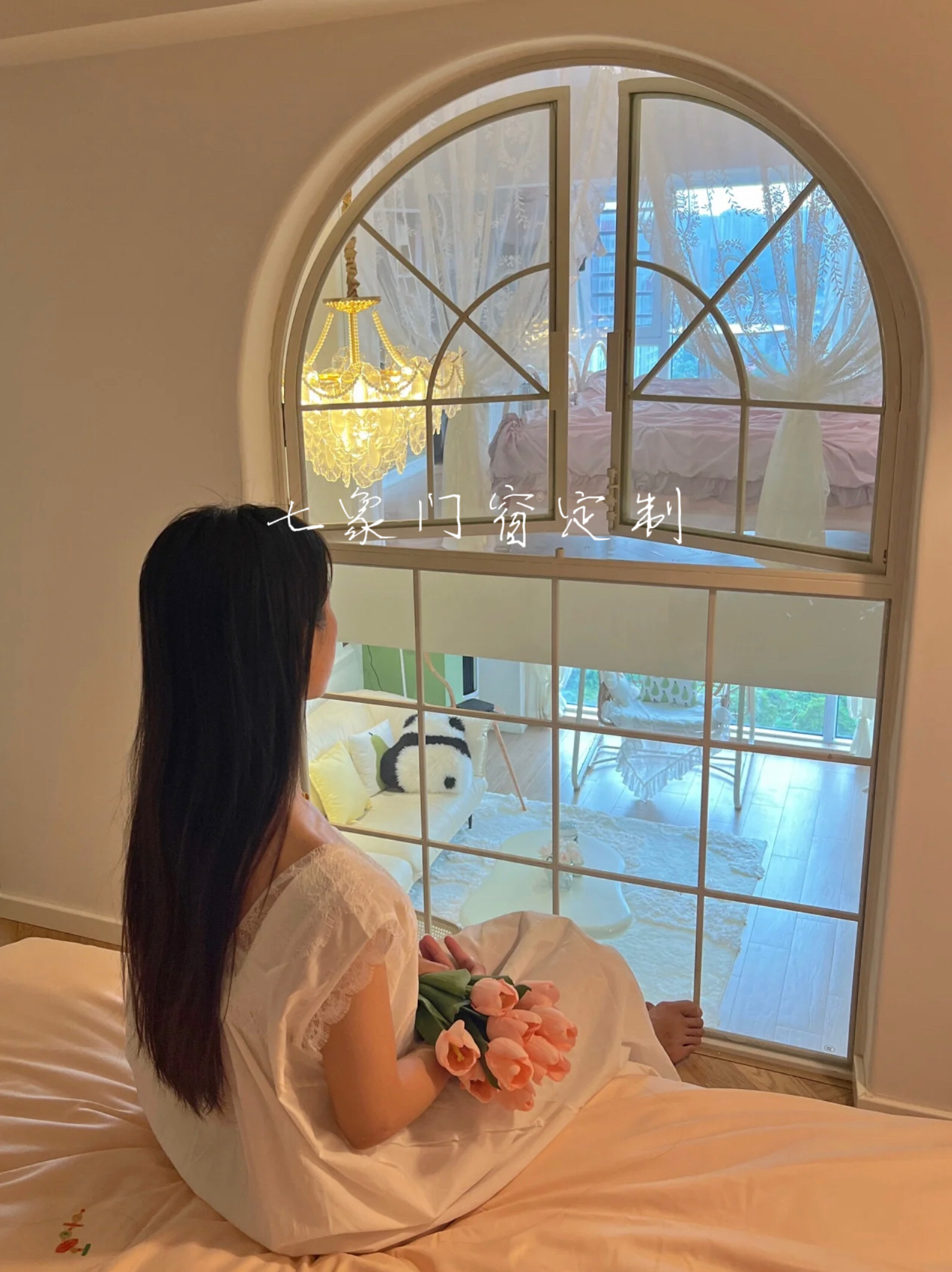 Façal Iron Art Retro Casement Windows Restaurant Café Vaulted Floor Window Interior Bookhouse Loft Windows Custom-Taobao