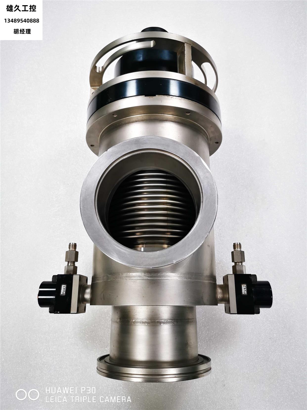 MKS high vacuum angle valve fender valve 99H0795 caliber ISO 100 built - in stroke switch package is well packed