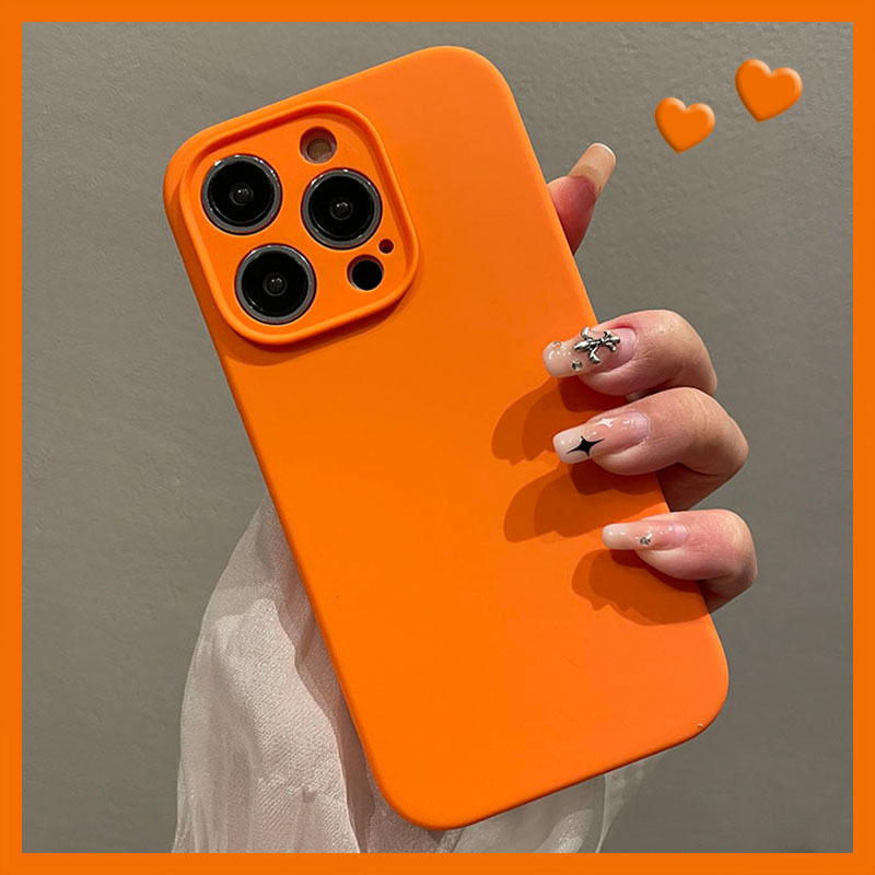 Solid Color Liquid Silicone Orange Color Suitable for Apple 14 Pro Max Phone Case iPhone 13 Eraser-Like Feel 12 Pro New Model 17 Simple 15 Pro Max Soft Case 17 Anti-Drop 16 for Girls Solid Color Liquid Silicone Orange Color Suitable for Apple 14 Pro Max Phone Case iPhone 13 Eraser-Like Feel 12 Pro New Model 17 Simple 15 Pro Max Soft Case 17 Anti-Drop 16 for Girls