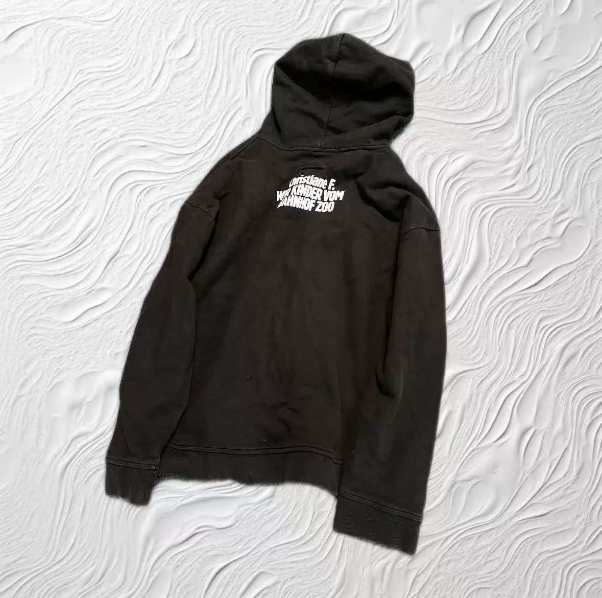 R.A.F. Симонc 18FW Christiane F Fall Street Christina Portrait Zip Hoodie Jacket