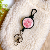 【Единственная выдвижная пряжка】 Розовый медведь