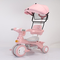 Childrens bicycles lightweight auxiliary childrens pedals tricycle artifacts foldable infants and toddlers