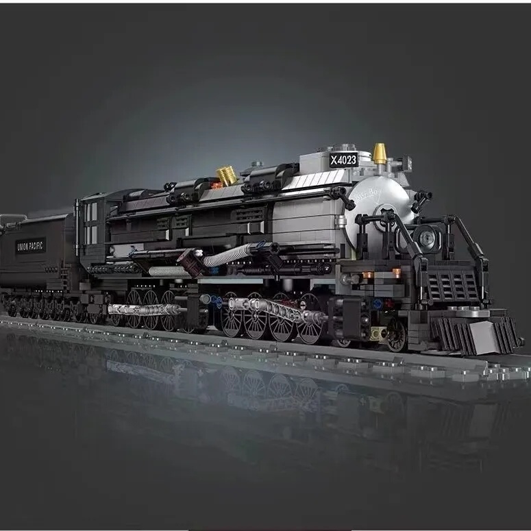 Steam Train Track Train Express Train Model Building Blocks Boys' Educational Assembly Children's Toy Gift Decoration
