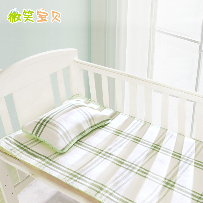 Pure linen baby mat Children neonatal bed sheet Children breathable mat Kindergarten baby bed mat Summer