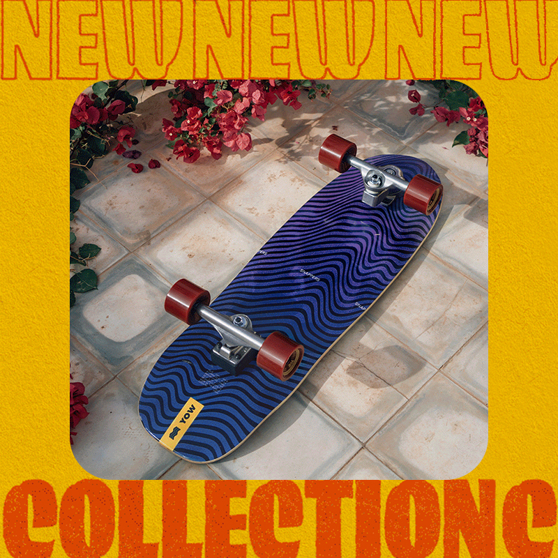 Yow Land Surfboard Model Spanish Imported Skateboard Land Surfboard Yow Collection Yow Land Surfboard Model Spanish Imported Skateboard Land Surfboard Yow Collection