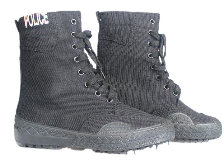 Bottes militaires en toile - porter - Ref 1398734 Image 5