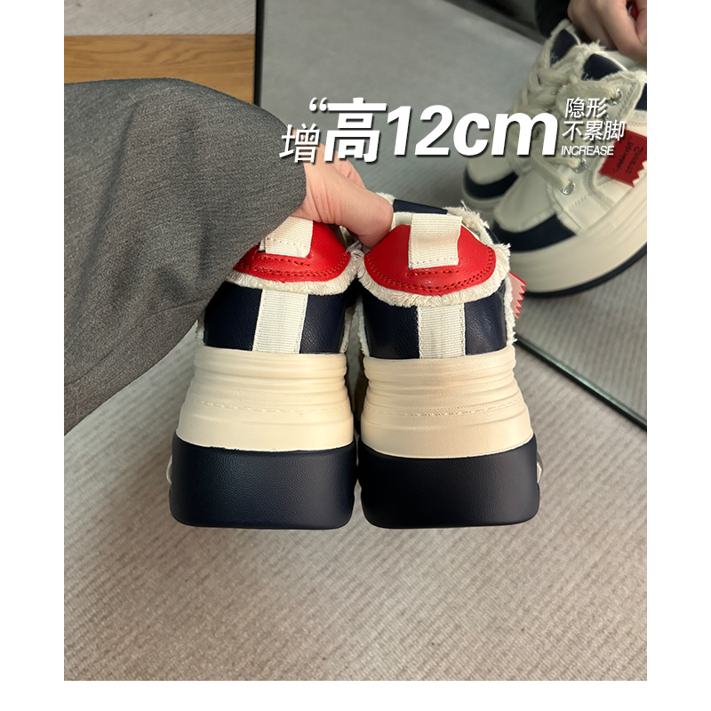 2025 Spring Canvas Sneakers, Sports Shoes, Platform Shoes, Invisible Height-Increasing Women's Shoes, 12cm Thick-Soled Shoes for Short People 2025 Spring Canvas Sneakers, Sports Shoes, Platform Shoes, Invisible Height-Increasing Women's Shoes, 12cm Thick-Soled Shoes for Short People