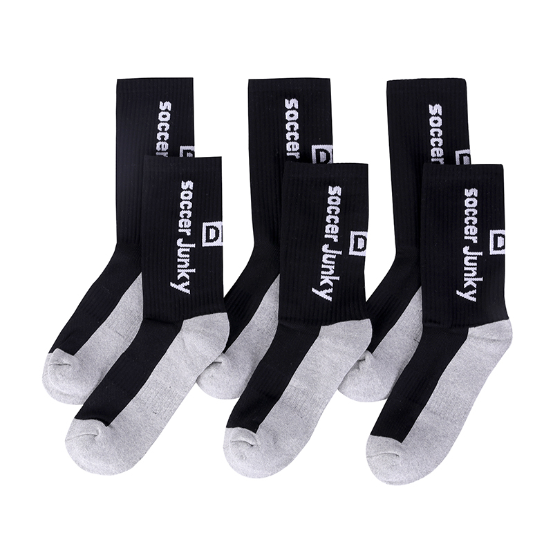 Soccer  Football Dog Three-Pair Pack Mid-Calf Football Socks Towel Bottom Professional Training Socks Sj21820