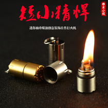 Mini kerosene lighter send small oil personality key button small piece of piece ultra-small pad for boyfriend super cute