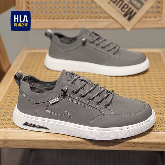 Heilan House Herrenschuhe Slip-On Segeltuchschuhe Herbst Dünn Atmungsaktiv Herren Trendige Schuhe Vielseitig Neue Freizeitschuhe