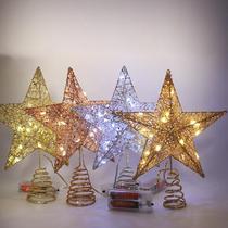 New Tree Top Star LED Christmas Tree Prop with Light0