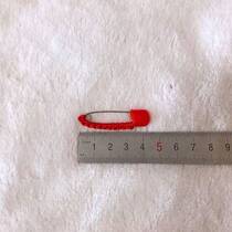Small safety pin for infants and young children 42cm small red rope G-shaped braided brooch for pregnancy 5 pieces