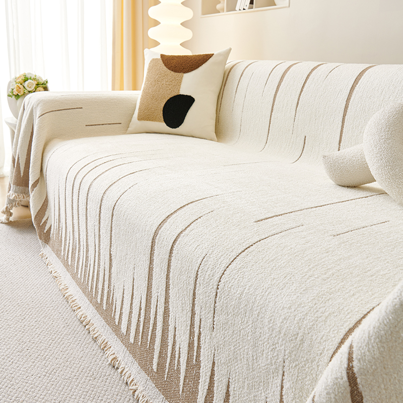 Высококачественное простое полотенце для дивана в скандинавском стиле, ткань для чехла для дивана, осенне-зимняя защита от кошачьих царапин, чехол для дивана 