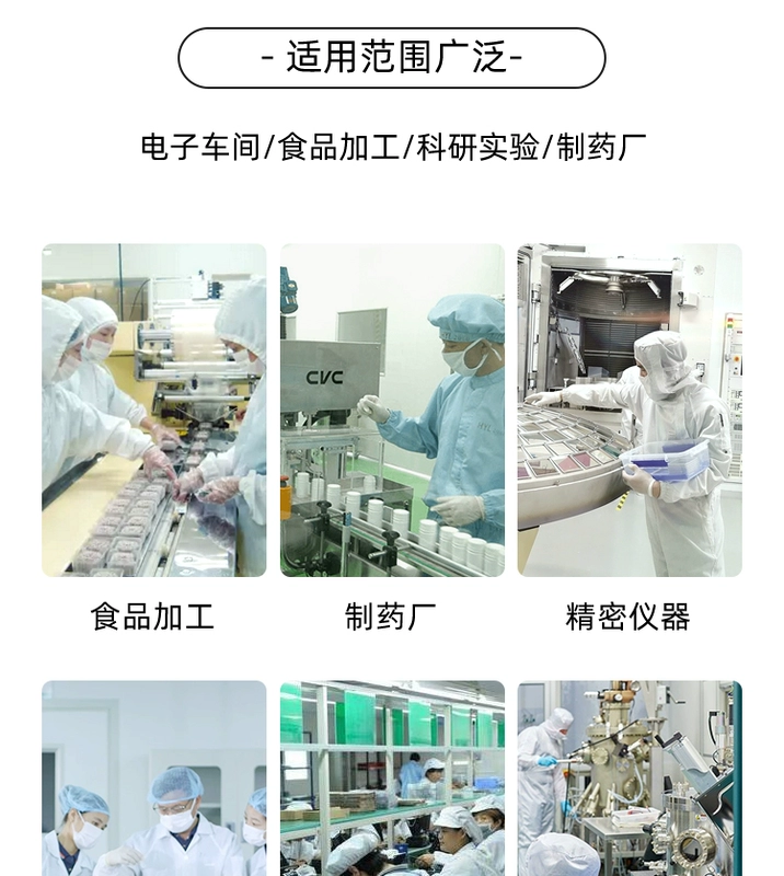áo phòng Quần áo tĩnh điện áo choàng nhà máy điện tử thực phẩm xưởng sạch phòng thí nghiệm quần áo bảo hộ lao động không bụi quần áo bảo hộ lao động nam nữ trắng đoạn dài quần áo phòng sạch rời quần áo chống tĩnh điện