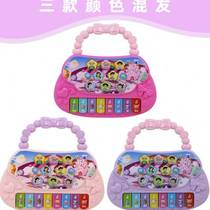 Handbag electronic violin Music sparkling male and female children Luminous Puzzle Learning Violin Children Musical Instrument Toys