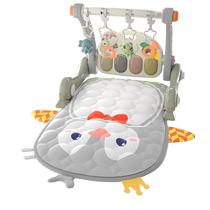 Baby Toy 0 1 Year Old Baby Pedantic Piano Fitness Rack Instrumental Newborn Toddler Early Teaching Step Two-in-one