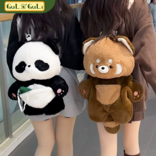 Рюкзак, милая кукла, ранец, сумка через плечо, с медвежатами, панда, надевается на плечо, стиль Лолита