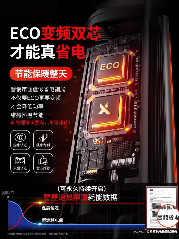 2025 New Model Heater for Home Use, Graphene Desktop Small Energy-Saving Electric Heater, Bathroom Mini Heater