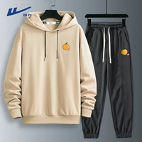 Хаки (оранжевый логотип на груди) + темно-серый (оранжевый логотип на брюках)