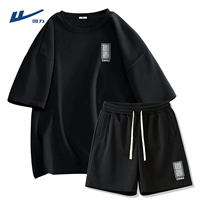 Черный (девятикратная китайская синяя этикетка на груди) + черный (девятикратная китайская синяя этикетка на брюках)