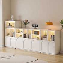 Bookcase floor-standing low cabinet storage cabinet free bookshelf home living room storage storage cabinet grid cabinet Internet celebrity group