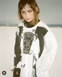 [Сын версии] ERD 21FW Меланхолия богатый второй генерация Призрачный свадебный храм втирал черно -белую тройку