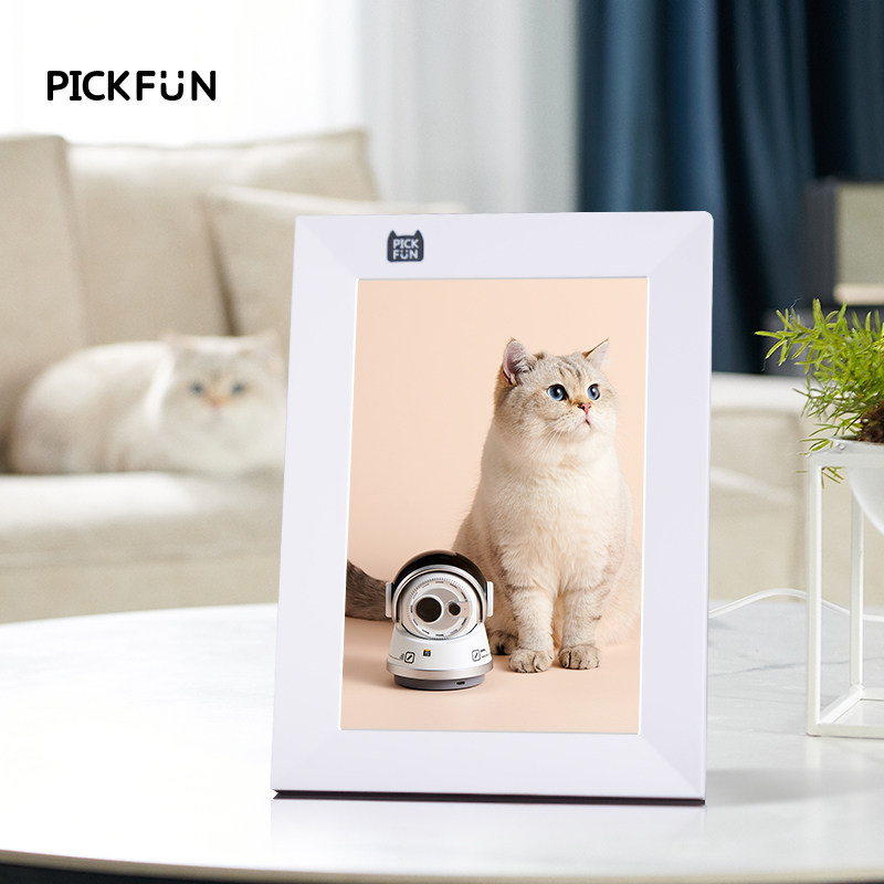 Pickfun P1 P0 Digital Photo Frame 8inch Simultaneously Plays Short Video and Pictures