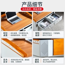 School Multifunction Speech Desk Multimedia Wood Surface Podium Electroteaching Middle Control Classroom Classroom Podium Custom