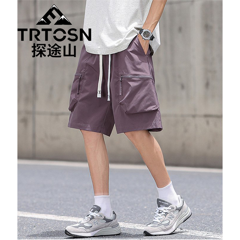【Trtosn/Tantushan】【Outdoor Work Shorts】Couple's Summer Cool and Breathable Five-Point Shorts-2532