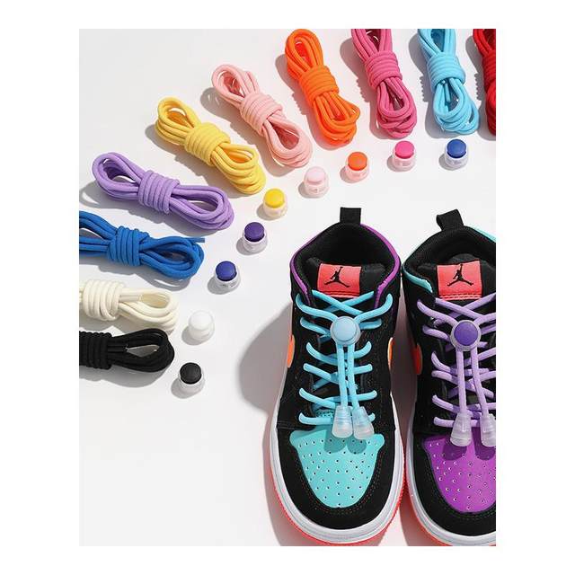 Children's Shoelace Fastener, Shoelace Tying Tool, Lazy Shoelaces, No Tying, No Tying Required, Spring Buckle for Sneakers