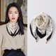 Neck Scarf for Women 2025 New Style Magnetic Buckle Spring Triangular Small Neck Scarf High-End Style to Match with Shirts