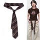 Striped Tie Belt Women's Accessory Vintage Decoration Paired with Jeans Long Silk Scarf Belt Design Niche Belt