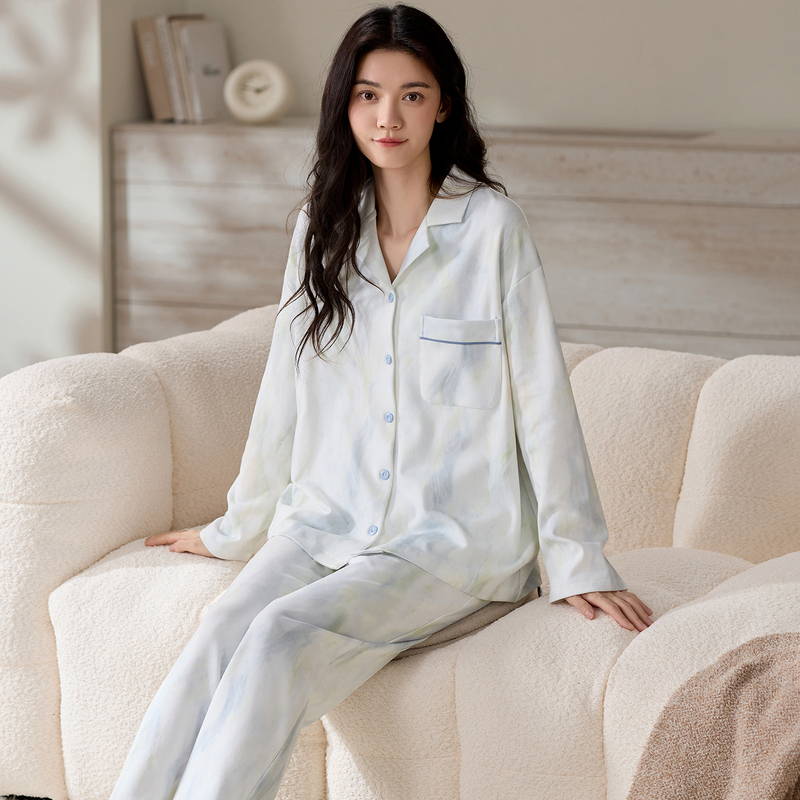 Tall Women's Pajamas for Spring and Autumn, Extra-Long 175 Pure Cotton 170 Long Pants, Extended Version 180 Sleep Pants, Full Loungewear