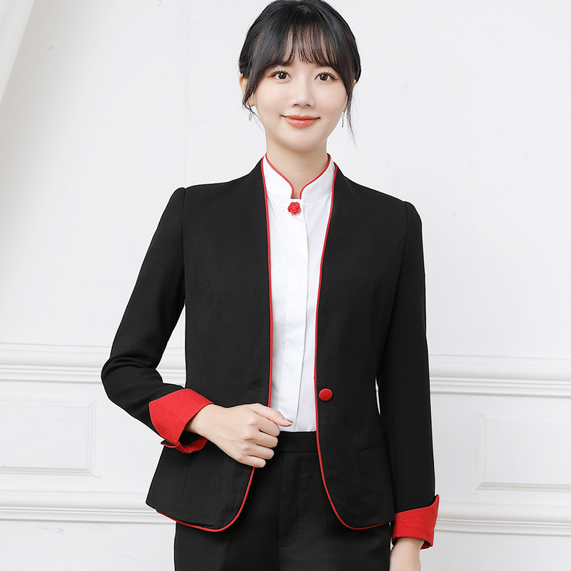 Citic Bank Women's Suit Spring and Autumn Slim-Fit Workwear Suit Jacket Uniform Suit Set