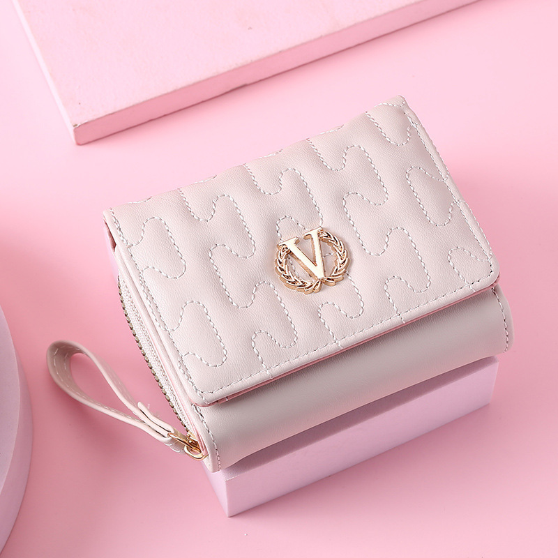 Woodpecker Clutch Bag New Women's Short Wallet Versatile Embroidered Coin Purse High-End Multi-Functional Card Holder