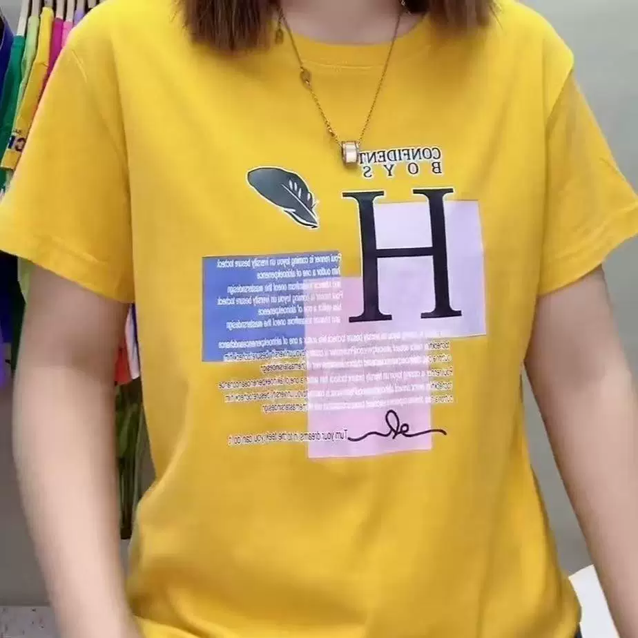 Хлопковая летняя футболка с круглым вырезом, с коротким рукавом, oversize, корейский стиль