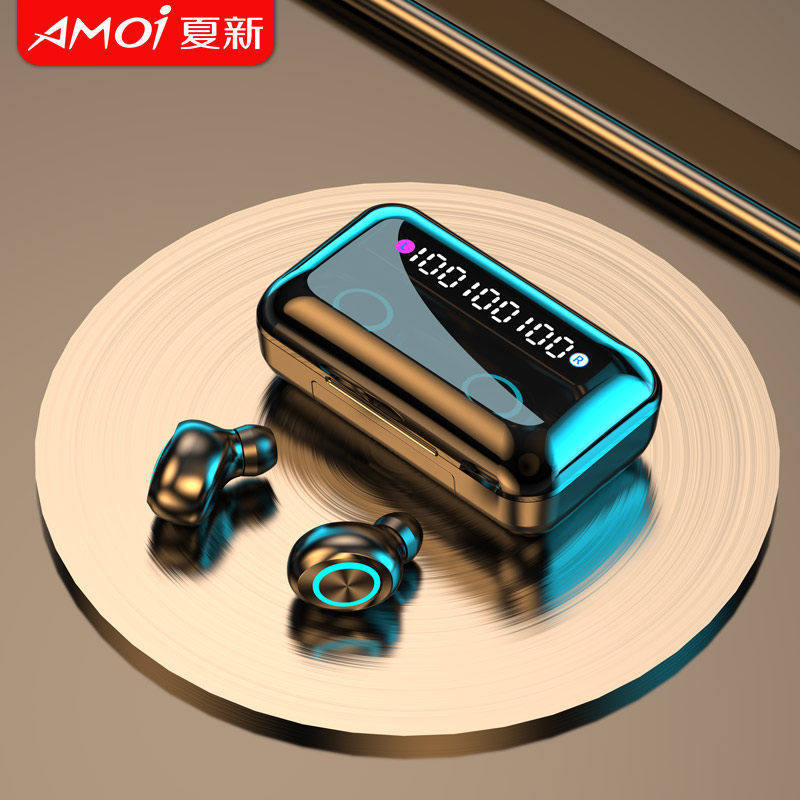 Amoi/Xiaxin F9 with Cord, Xiaxin Wireless Bluetooth Earphones, High-End 2026 New Model, High Aesthetic In-Ear Sports Earphones