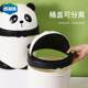 Panda Trash Can for Home Use in Kitchen, Bathroom, Living Room, Bedroom, with Lid, Flip-Top, Cartoon Cute Design, Large Size