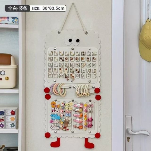 Hairpin Storage Rack Wall-mounted Children's Hairband Hairpin Jewelry Girls Hairband Jewelry Box Display Wall Organizing Hanging Bag