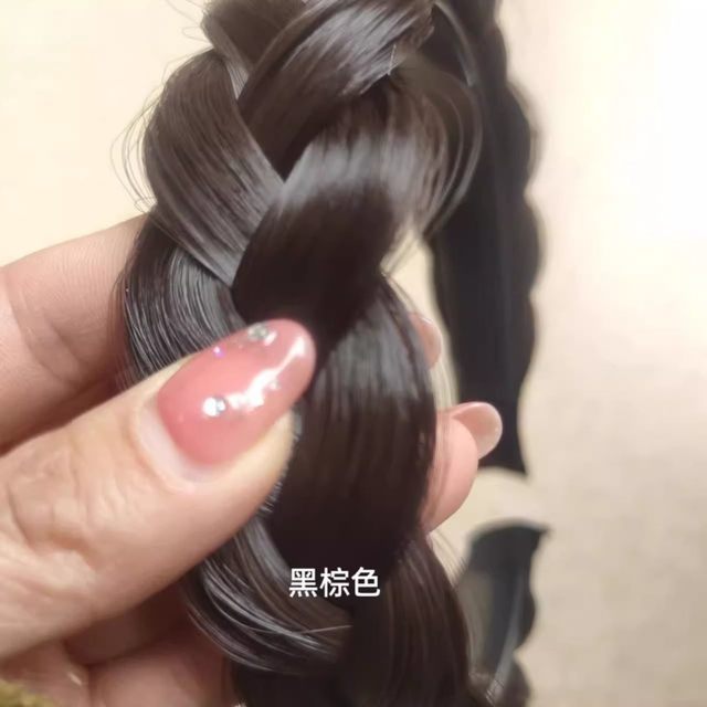 Fishbone Braid Wig Headband for Women, Braided Hair Clip, Hair Tie, Hairband, Braided Hair Accessory for Women, 2025 New Model