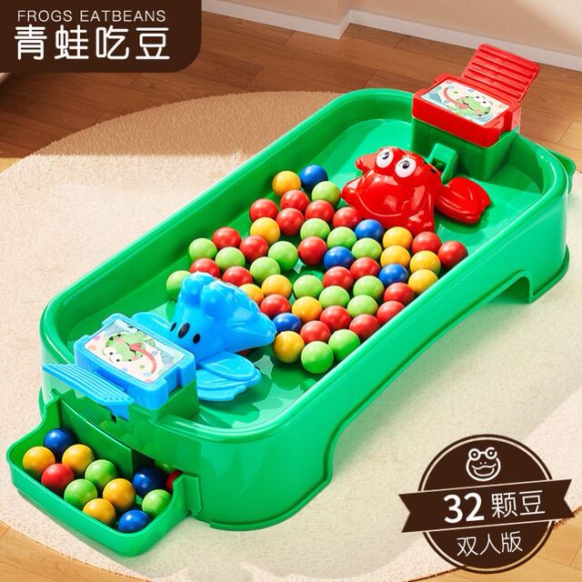 Kindergarten Two-Player Interactive Speed Turtle Eating Beans Toy Children's Frog Turtle Eating Beans Parent-Child Board Game