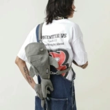 Трендовая небольшая сумка, акула подходит для мужчин и женщин, небольшая дизайнерская сумка через плечо, шоппер, зоопарк, тренд сезона