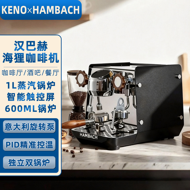 Hambach Italian Semi-Automatic Espresso Machine for Home and Commercial Use, Professional Extraction and Espresso for Coffee Shops Hambach Italian Semi-Automatic Espresso Machine for Home and Commercial Use, Professional Extraction and Espresso for Coffee Shops