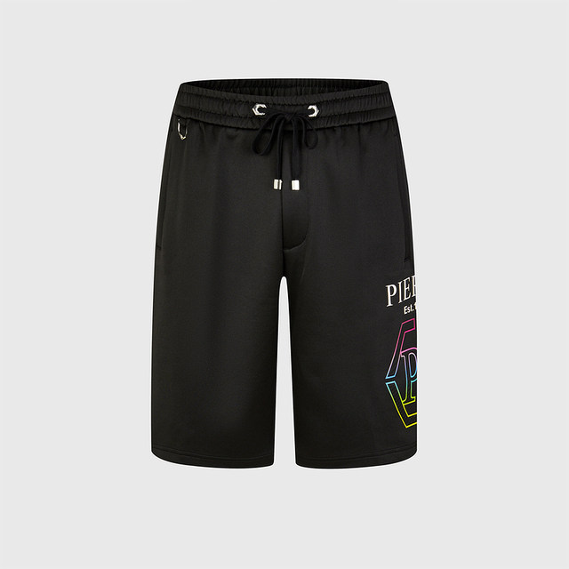 PP Italian Light Luxury Men's Wear 2024 Summer Drawstring Casual Shorts Letter Printed Business Versatile Casual Pants trendy